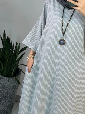 مانتو کفتان لینن الناز 3