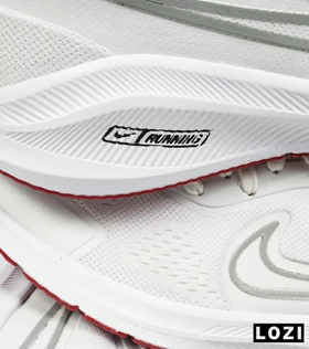 کفش کتانی بزرگ پا سفید قرمز نایک NIKE PEGASUS V10