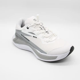 کتانی سالامون سفید نقره ای کد 6464