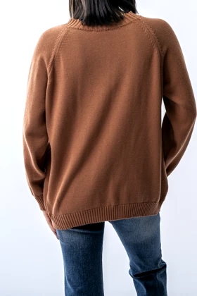 پلیور آستین بلند یقه گرد زنانه