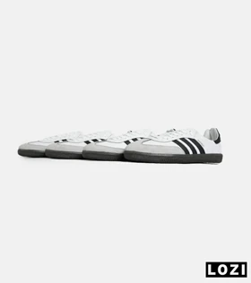 کفش کتانی مردانه و زنانه سفید مشکی ADIDAS Samba
