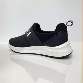 کفش راحتی زنانه بی بند رامیلا با کفی طبی مشکی