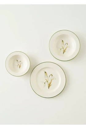 سرویس غذاخوری 12 نفره Bella Maison مدل Garden Stoneware استون‌ور - چندرنگ