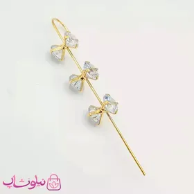 گوشواره کراس طرح سه پاپیون