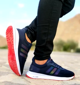 کتانی آدیداس فالکون سرمه ای قرمز سایز زنانه و مردانه