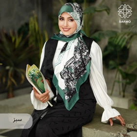روسری ابریشم کجراه بنا