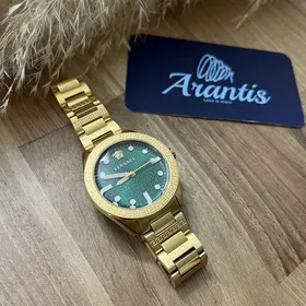 ساعت ورساجه Greca زنانه طلایی صفحه سبز w-3505