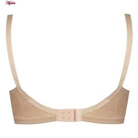 سوتین زنانه بارانه مدل بدون فنر کرم کد 123