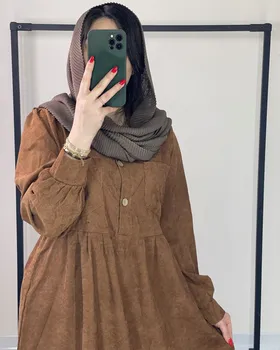مانتو پیراهنی مخمل سیما