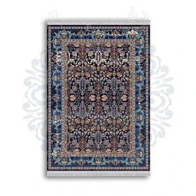 *جدید* فرشینه از جنس پارچه شانل مخمل ترک طرح فانتزی برند دفه کد 913