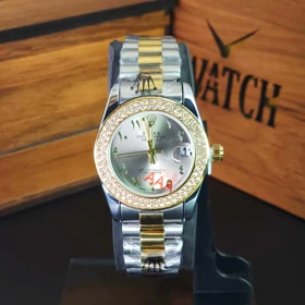 ساعت مچی زنانه رولکس دیت جاست Datejust با موتور کوارتز ژاپن و قفل پروانه ای کد 4