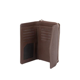 کیف پول زنانه چرم کروکو مدل اوکلند