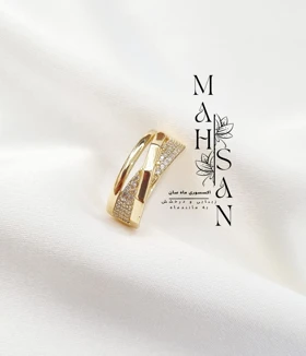 انگشتر زنانه ژوپینگ طرح حلقه خاص و جذاب سایز7