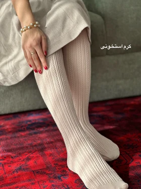 جوراب شلواری گندمی پنتی 2