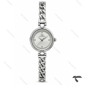ساعت زنانه الگانس رفرنس EL006 بند کارتیه ای تمام سیلور Elegance-11488-L