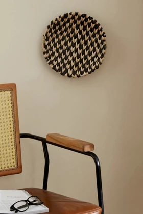 بشقاب دیواری Karaca Home مدل Orlanda چوبی - چندرنگ