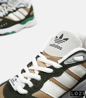 کفش کتانی مردانه یشمی قهوه ای سفید ADIDAS torsion