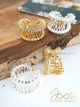 انگشتر زنانه مدل کیج کد R4160