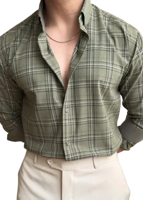 پیراهن چهارخانه کد 693