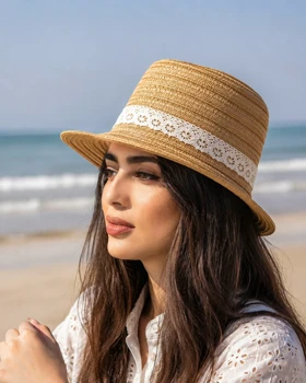 کلاه حصیری وارداتی کد 80108