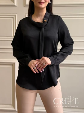 شومیز پتینه یقه کرواتی