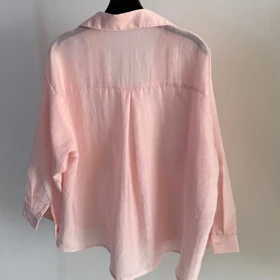 شومیز صورتی پودری