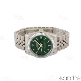 ساعت رولکس دیت جاست مردانه سیلور صفحه سبز 105237