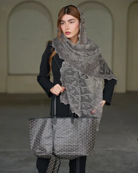 شال گیپور طرح برگ 20673