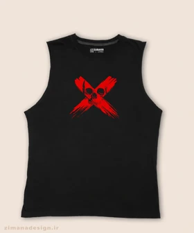 تاپ مردانه و زنانه طرح اسکلت مرگ کد 930