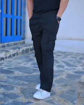 شلوار مردانه کارگو مدل jessica (مشکی )