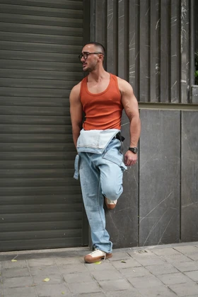 رکابی تنک تاپ قهرمانی آیسان اسلامی آجری