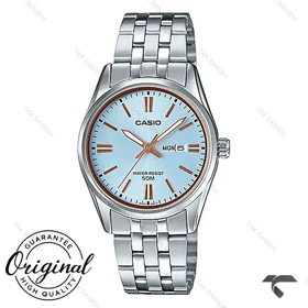 ساعت کاسیو زنانه LTP-1335D-2AV سیلور صفحه آبی Casio-10295-L
