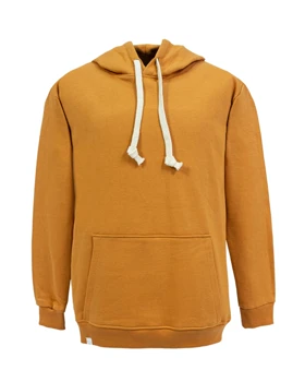 هودی اسپرت مردانه ساده رنگ شتری کد 26266