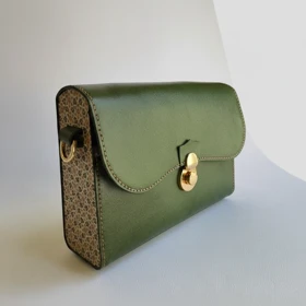 کیف چرمی چوبی زنانه مدل آوینا