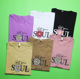 تیشرت گل soul کد 285