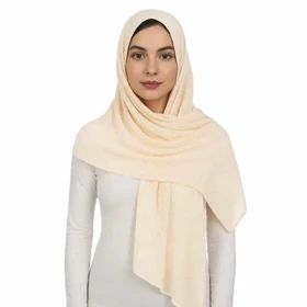 شال پلیسه طرح سنگ شور زنانه - 39251307