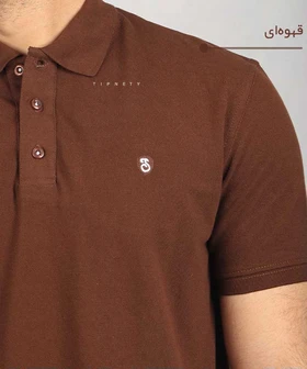 تیشرت یقه دار ساده مردانه 1477