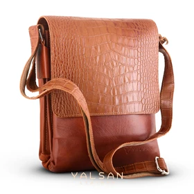 کیف دوشی مردانه چرم یلسان مدل رادمان کد 044-GC