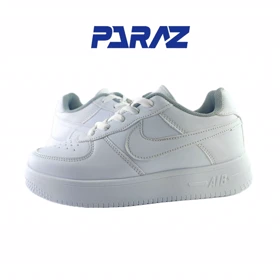 کفش اسپرت مردانه برند نایکی مدل ایرفورس nike airforce سفید کد 259