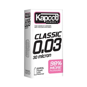 کاندوم 10 عددی کلاسیک 30 میکرون کاپوت