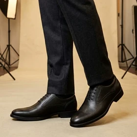 کفش رسمی بندی مردانه مدل Sabalan-مشکی