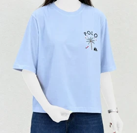 تیشرت زنانه یقه گرد polo | آی بولک