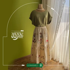 دامن گلدوزی