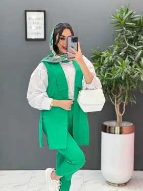 ست سه تیکه شومیز ژیله شلوار