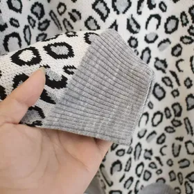 پلیور بافت پلنگی 21880