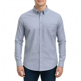 پیراهن آستین بلند ساده مردانه برندمد مدل 1420291