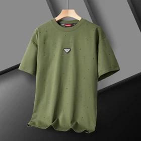 تیشرت یقه گرد prada کد 10489