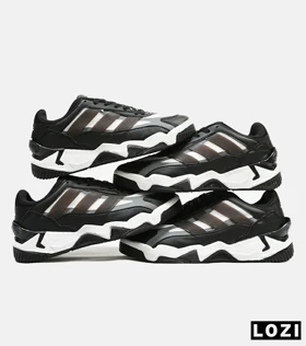کفش کتانی مردانه مشکی سفید ADIDAS niteball 2.0