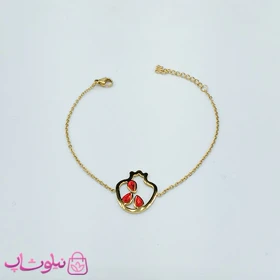 دستبند زنانه طرح انار کد 1491