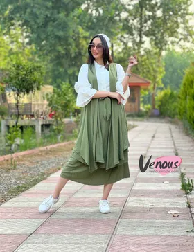 ست سه تیکه شومیز ژیله دامن